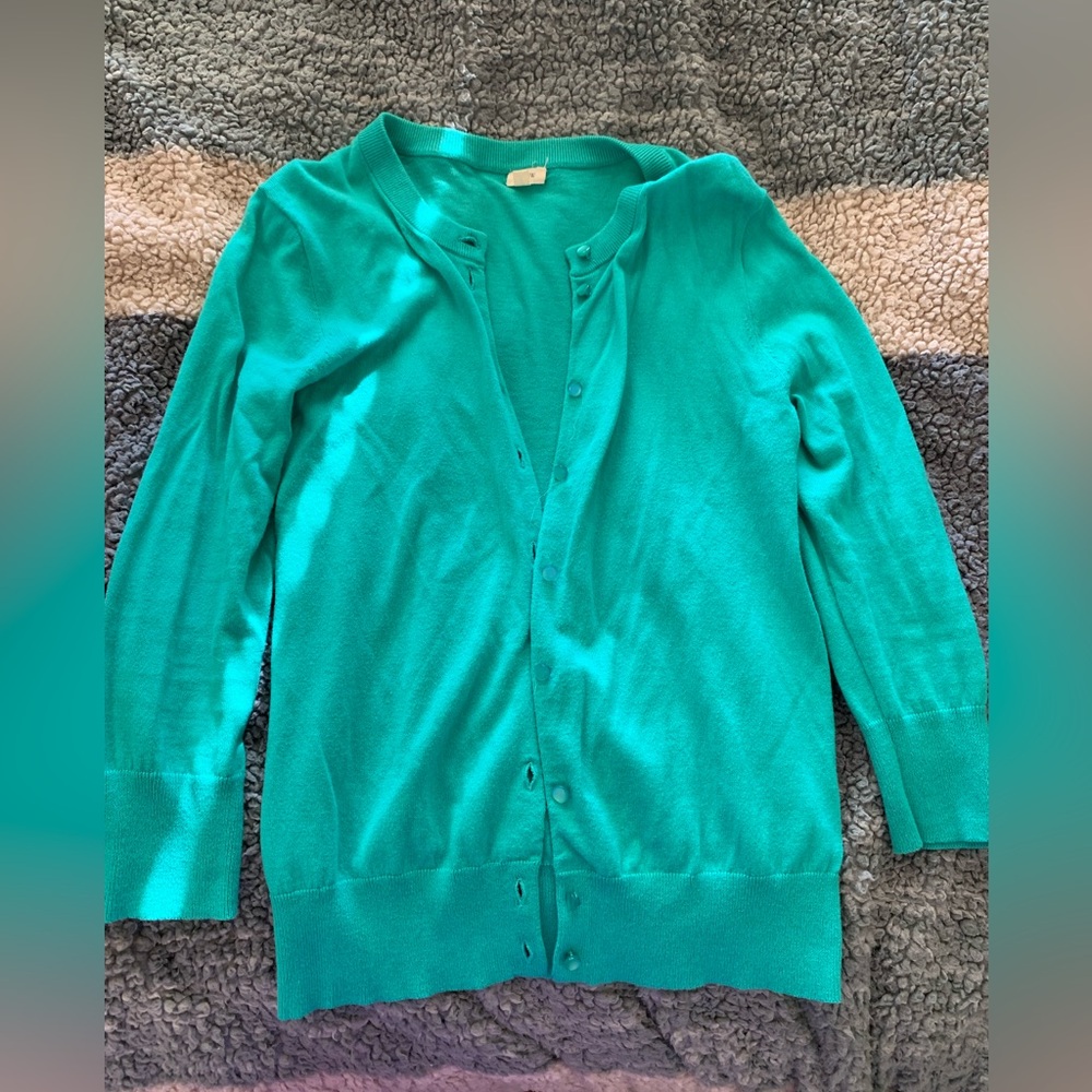 Teal Loft cardigan